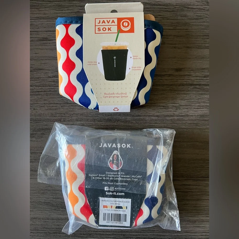 Java Sok Colorful Cup Sleeve - Picture 1 of 8